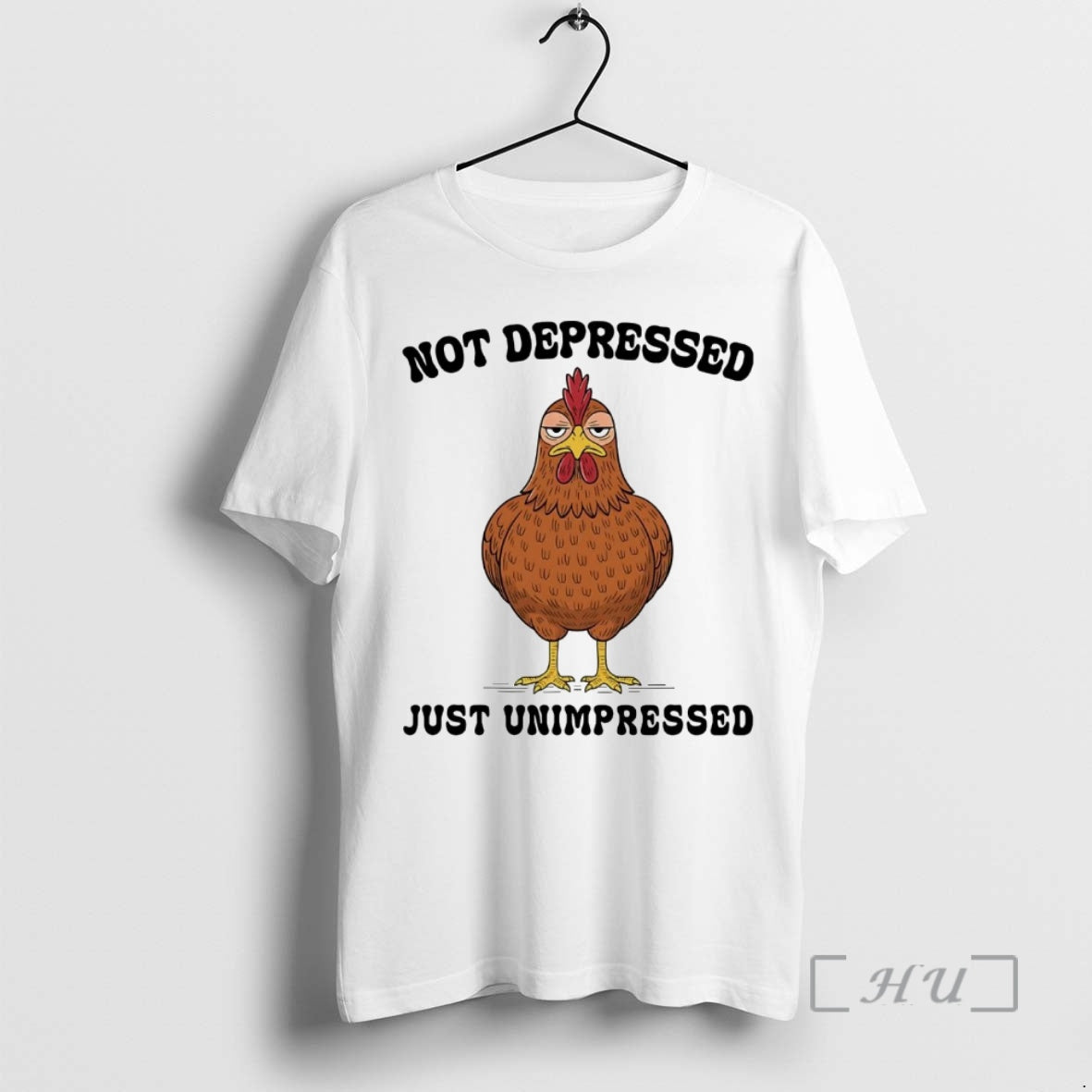 Officials Chicken Not Depressed Just Unimpressed T-Shirts
