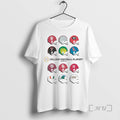 Officials College Football Playoff 2025 Team Helmets T-Shirts