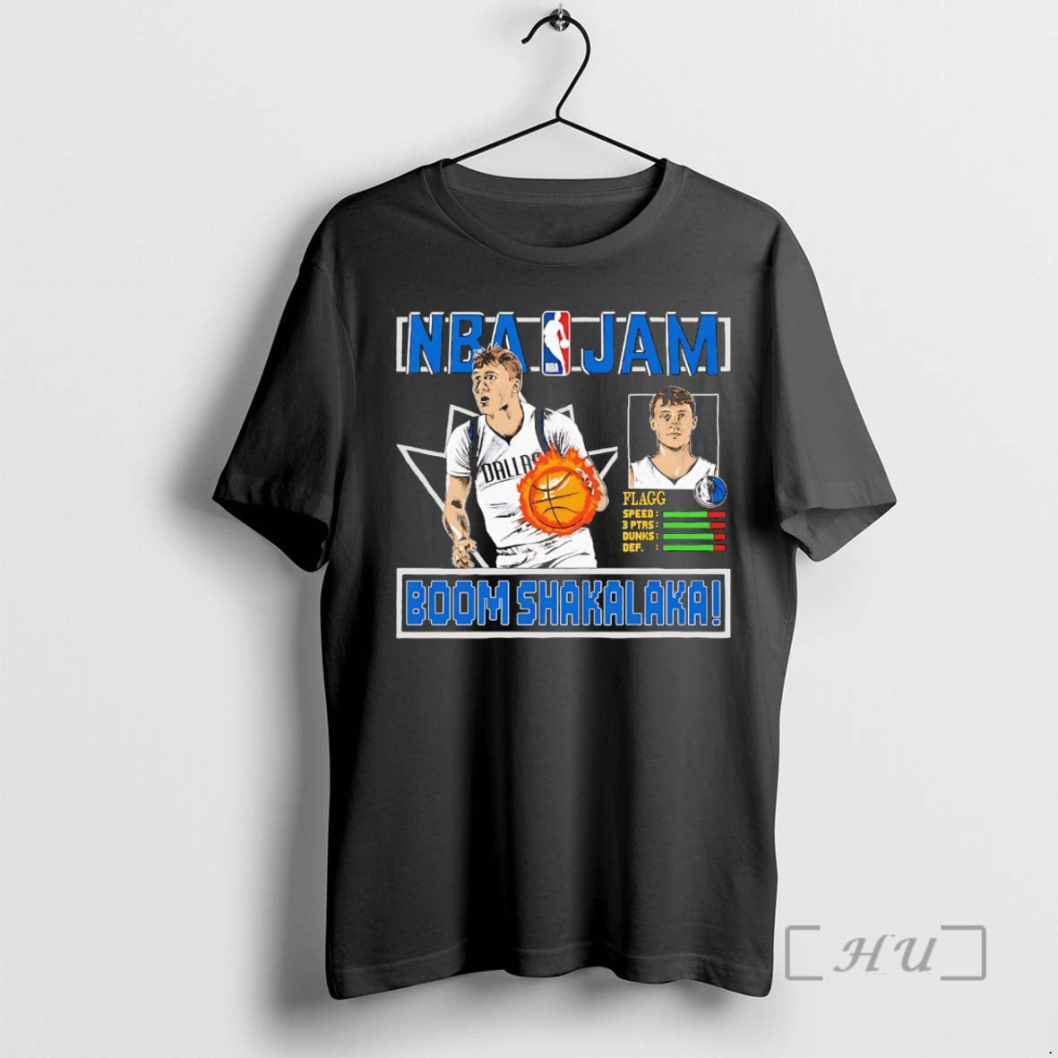 Officials Cooper Flagg Boom Shakalaka Nba Jam Dallas Mavericks T-Shirts