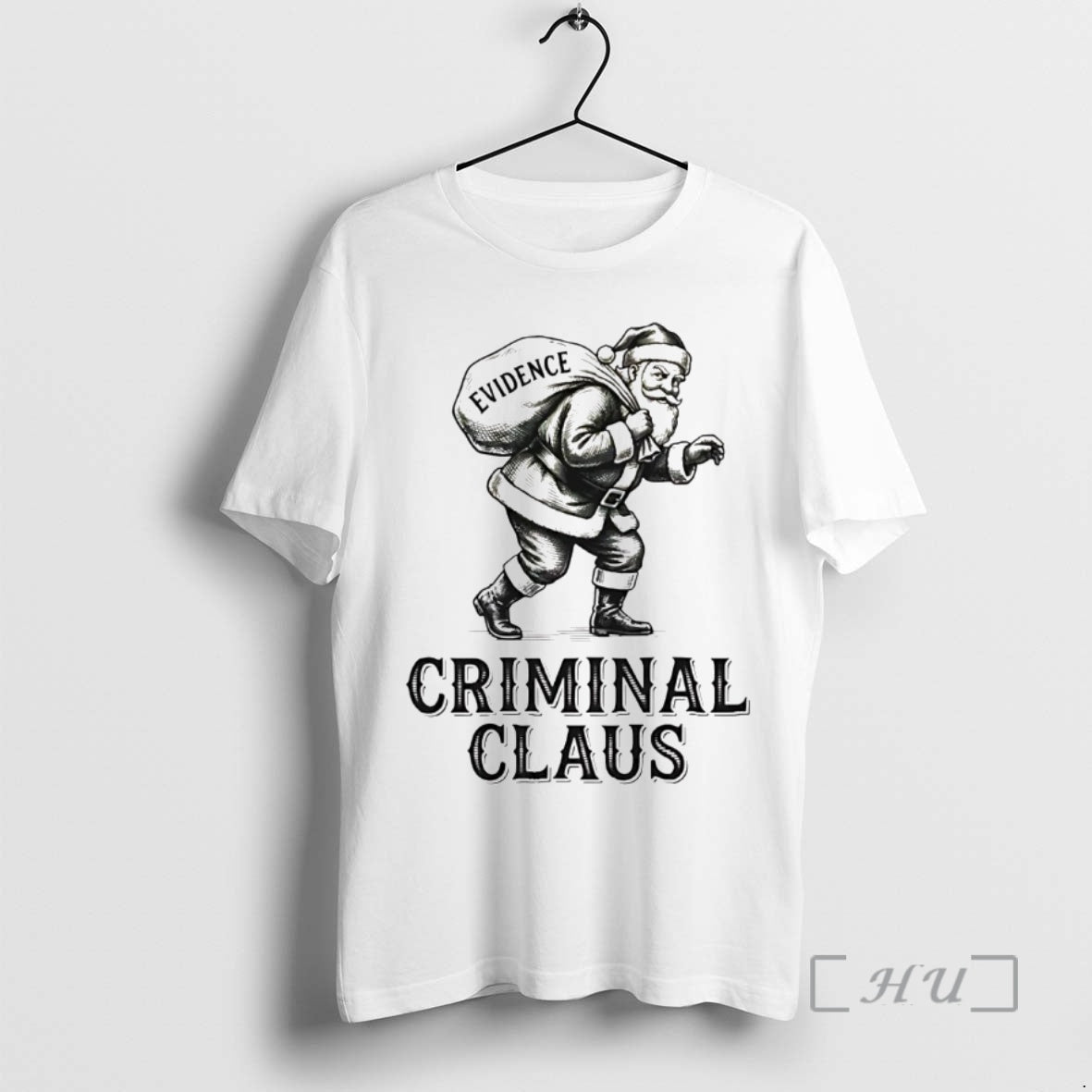 Officials Criminal Santa Claus Evidence T-Shirts