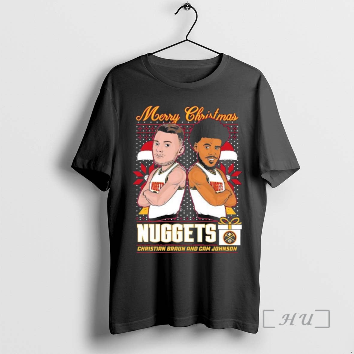 Officials Denver Nuggets Christian Braun Cameron Johnson T-Shirts