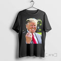 Officials Donald Trump Smiling Middle Finger T-Shirts