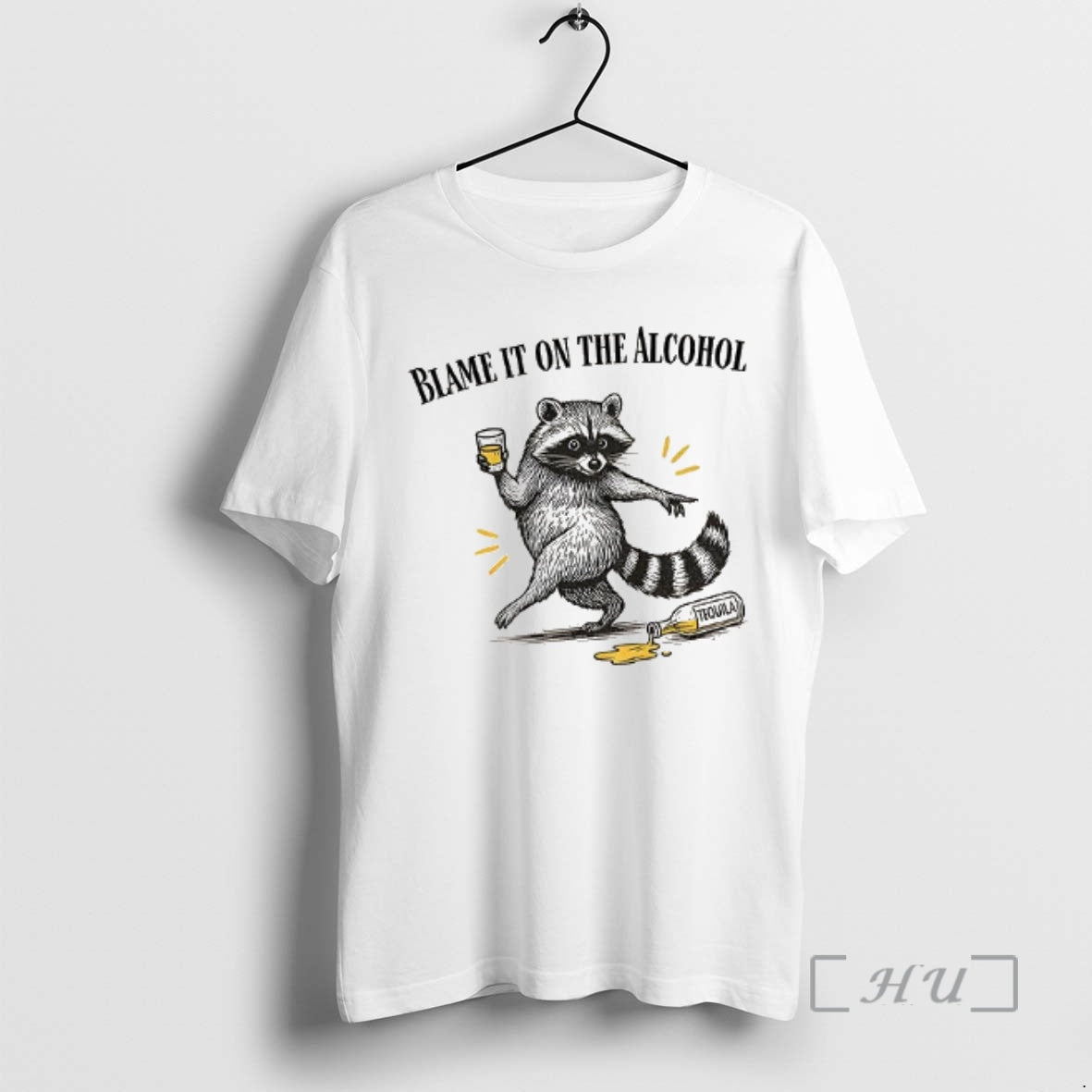 Officials Drunk Raccoon Liquor Blame Alcohol T-Shirts