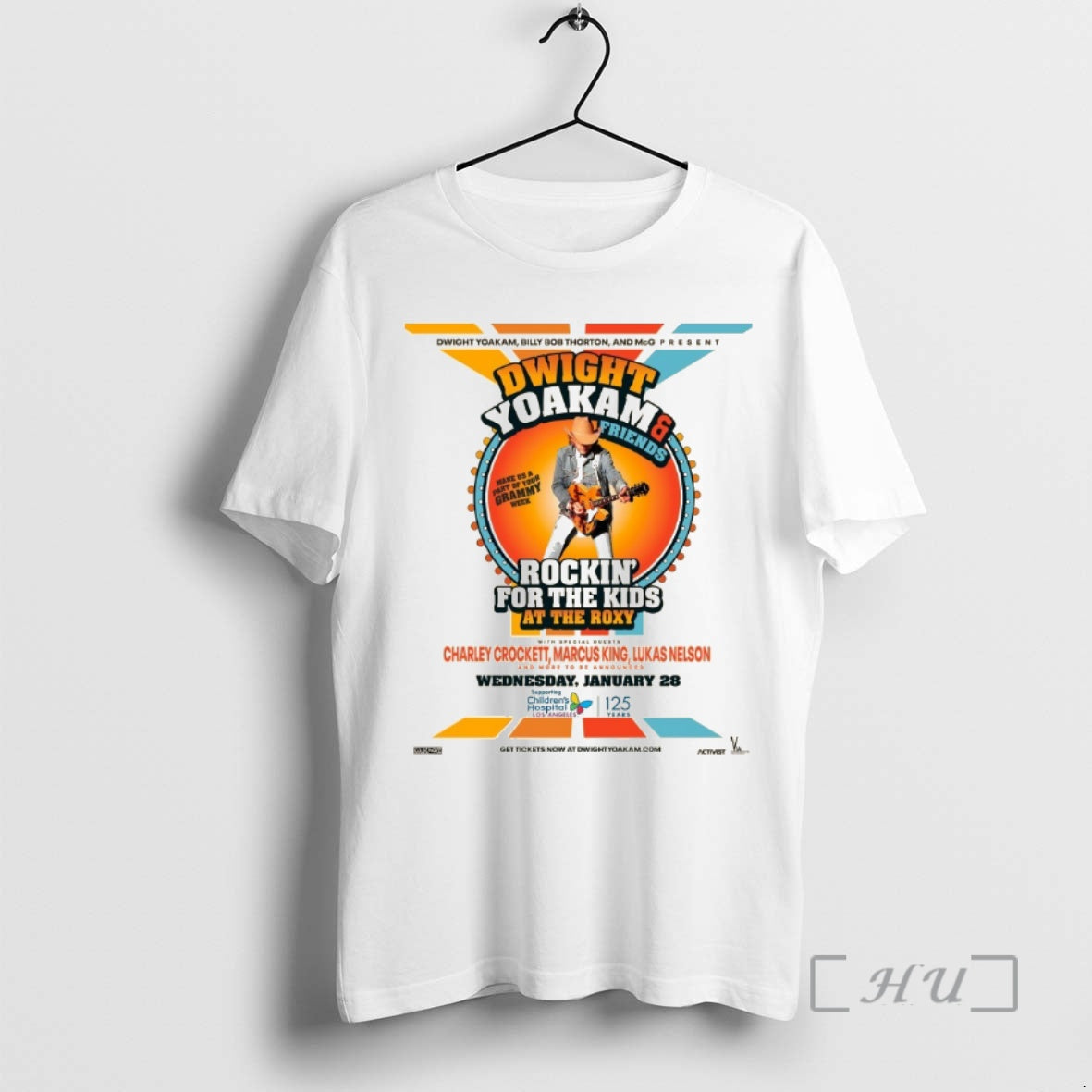 Officials Dwight Yoakam Friends January 28 2026 Concert T-Shirts