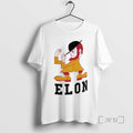 Officials Elon Fighting Christian White T-Shirts