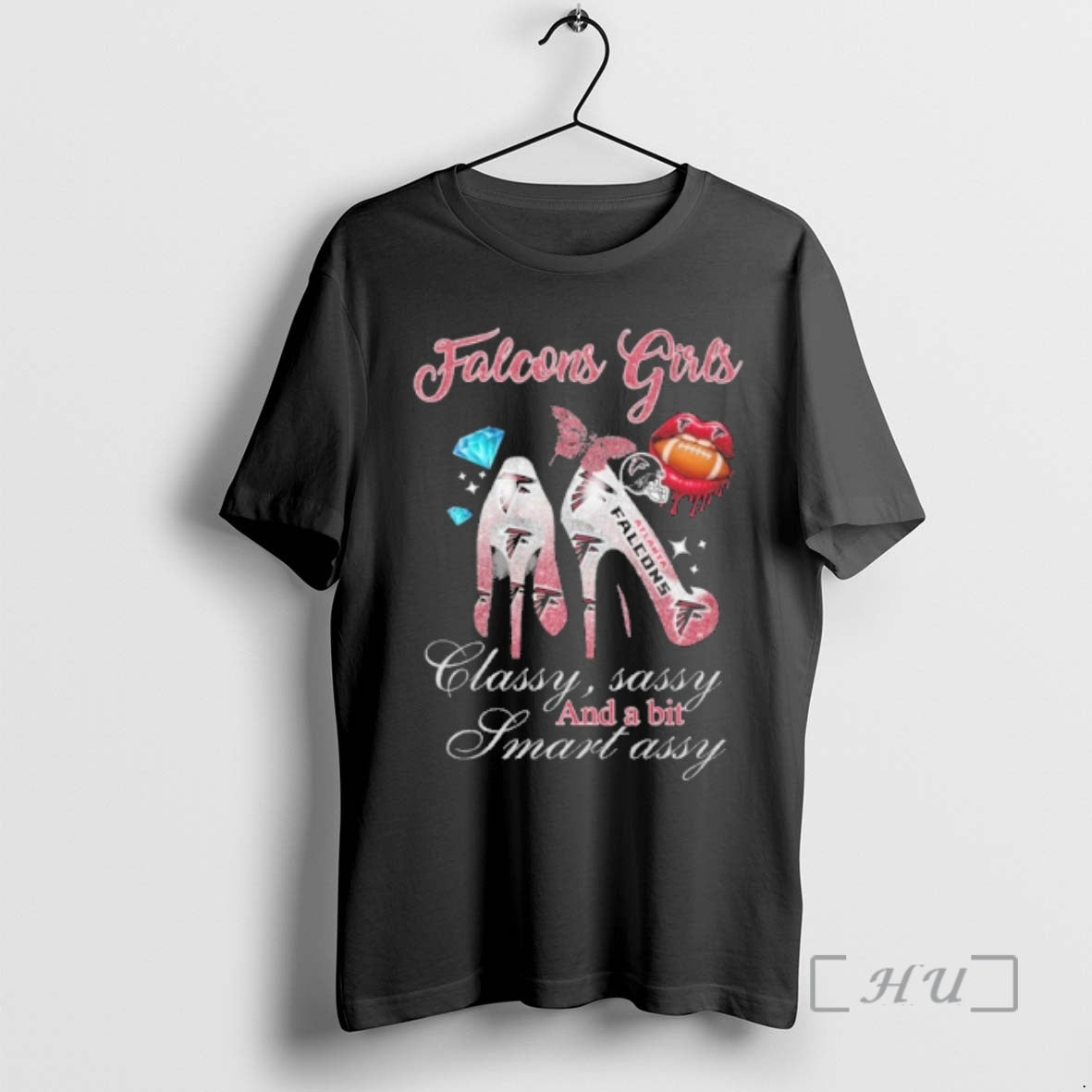 Officials Falcons High Heels Classy Sassy Bit Smart Assy Lip T-Shirts