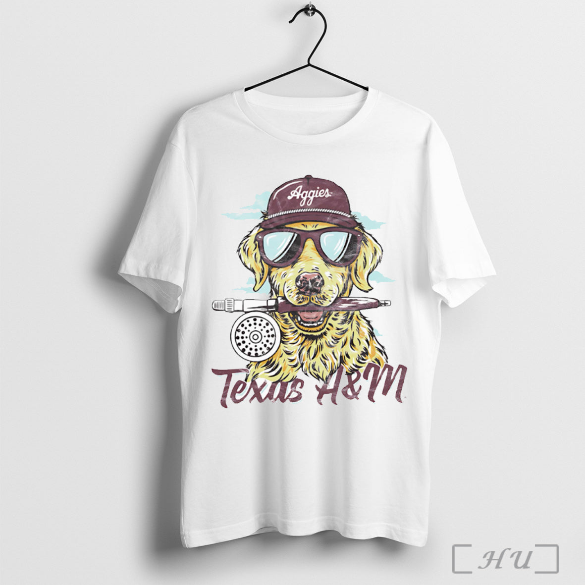 Officials Fishing Dog Texas Am Aggies Shirt Sweater Longsleeve And V Neck