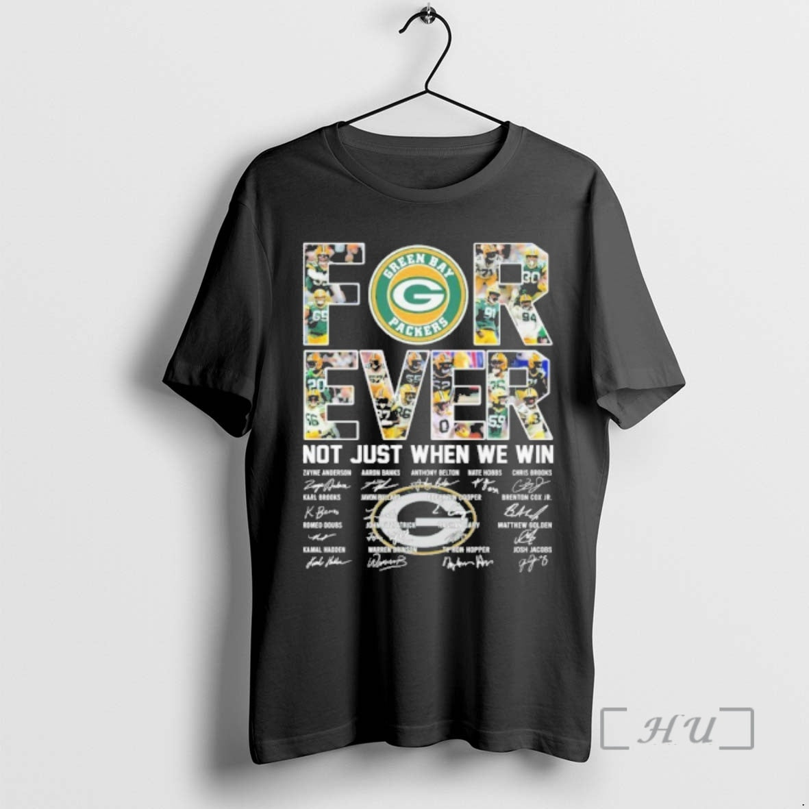 Officials Ever Green Bay Packers Not Just When We Win Signature T-Shirts