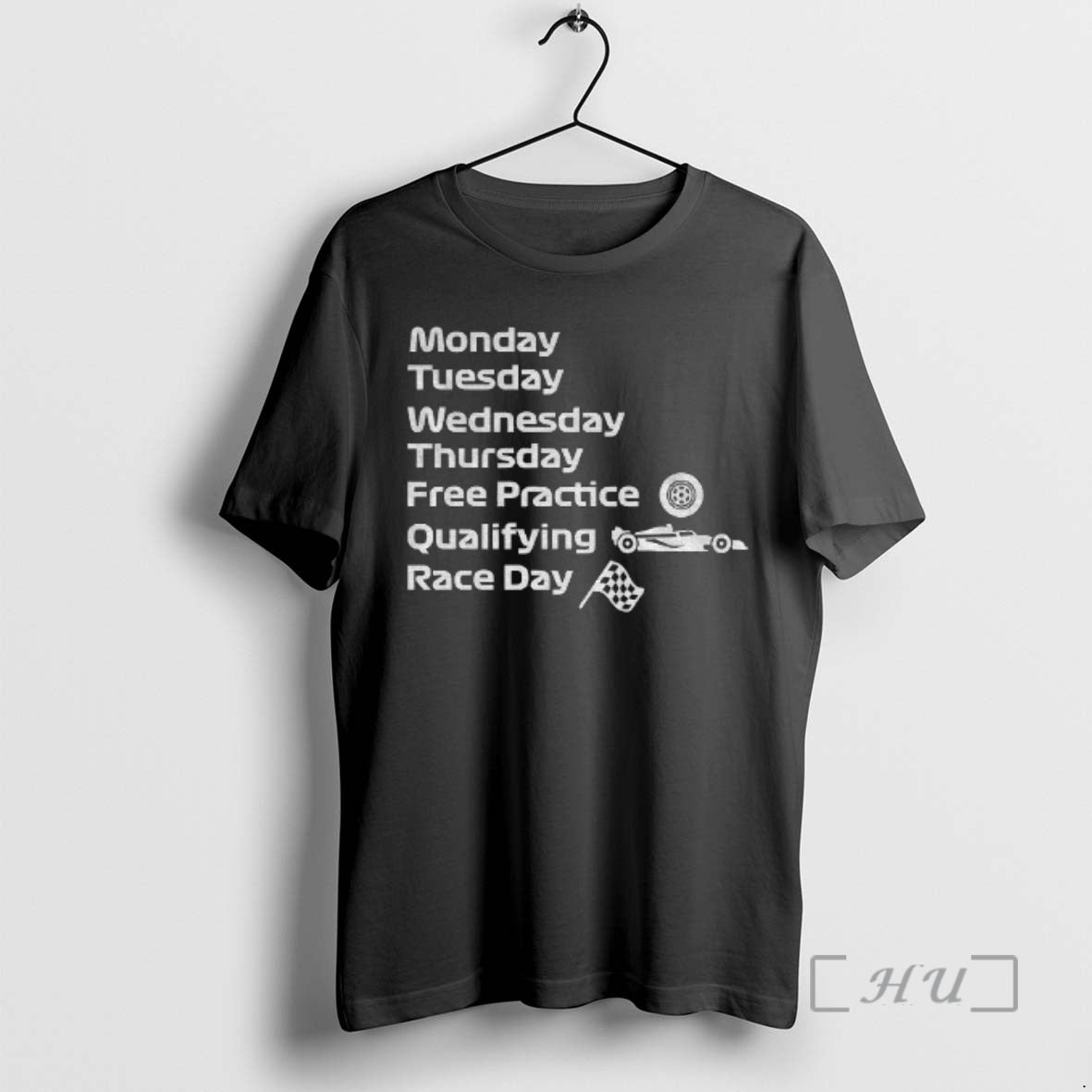 Officials Formula 1 Monday Tuesday Wednesday Thursday Free Practice Qualifying Race Day T-Shirts