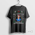 Officials Funny All I Want Is Justin Herbert Football Fan Los Angeles Chargers T-Shirts