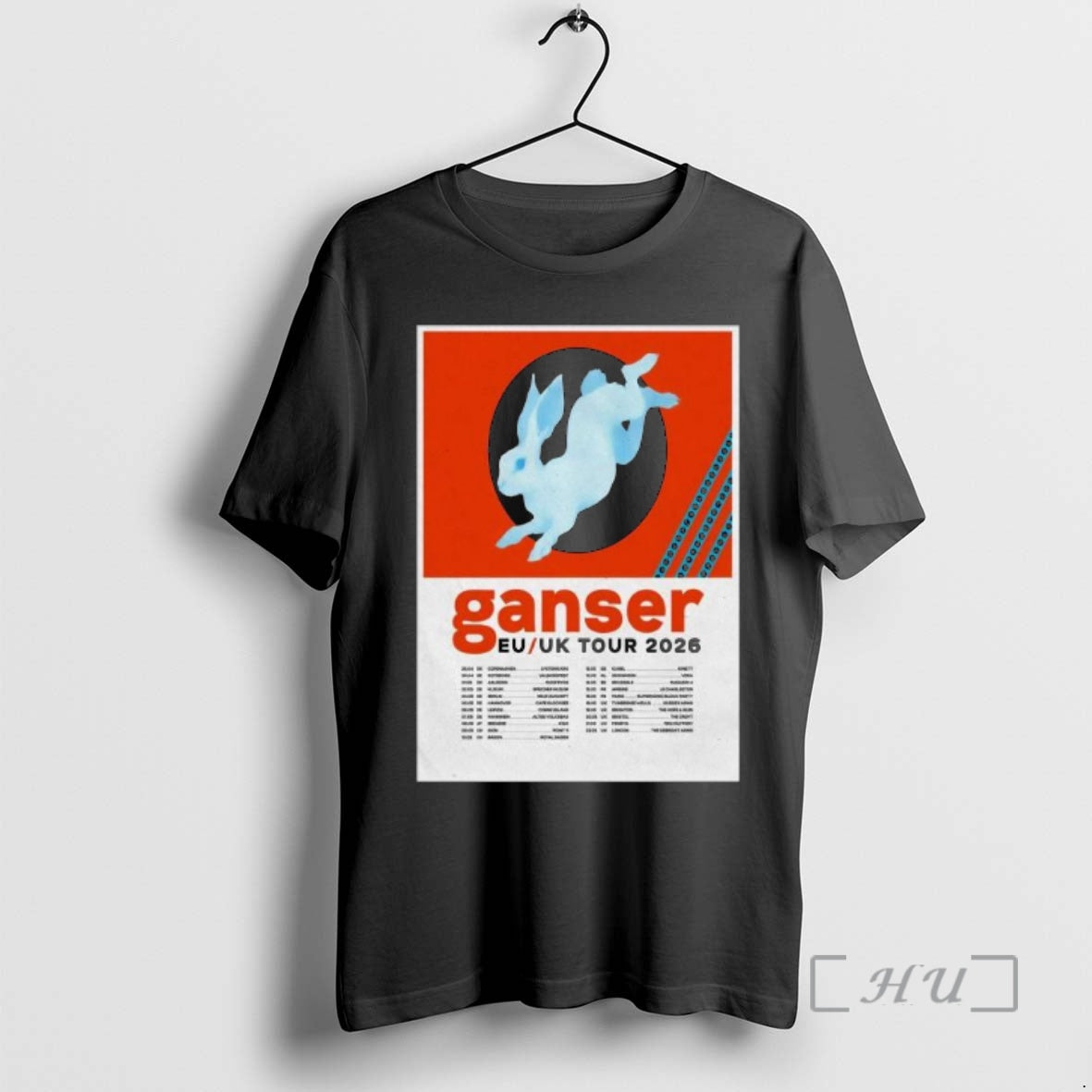 Officials Ganser Tour 2026 Eu Uk T-Shirts