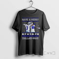 Officials George Pickens Ceedee Lamb Dallas Football Ugly Xmas Have Merry Dallas Mas T-Shirts