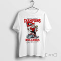 Officials Georgia Bulldogs Ncaa 2025 Sec Football Champions Go Dawgs T-Shirts