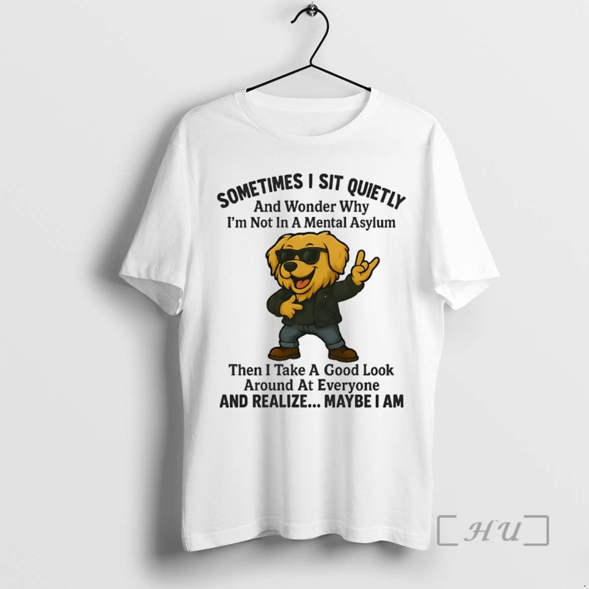 Officials Golden Retriever Sometimes I Sit Quietly Realize Maybe I Am T-Shirts