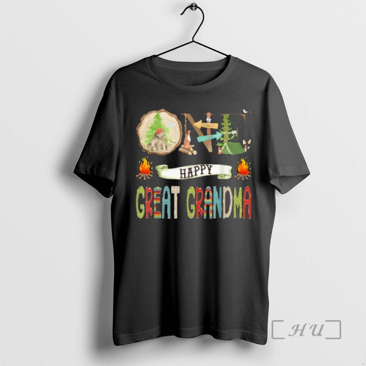 Officials Grandma One Happy Great Grandma Camper 1st Birthday Camping Bear Premium T Shirts Sweater