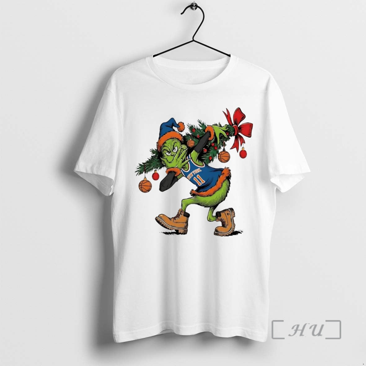 Officials Grinch Jalen Brunson 3 Point Celebration T-Shirts
