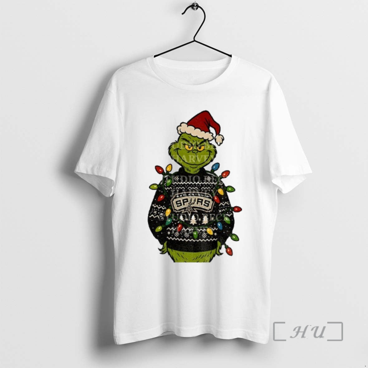 Officials Grinch San Antonio Spurs Nba Basketball 2025 T-Shirts