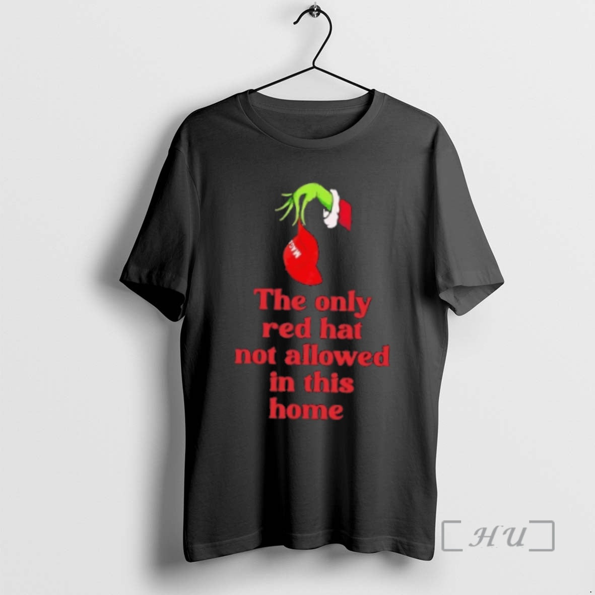 Officials Grinch Hand Only Red Hat Not Allowed This Home T-Shirts