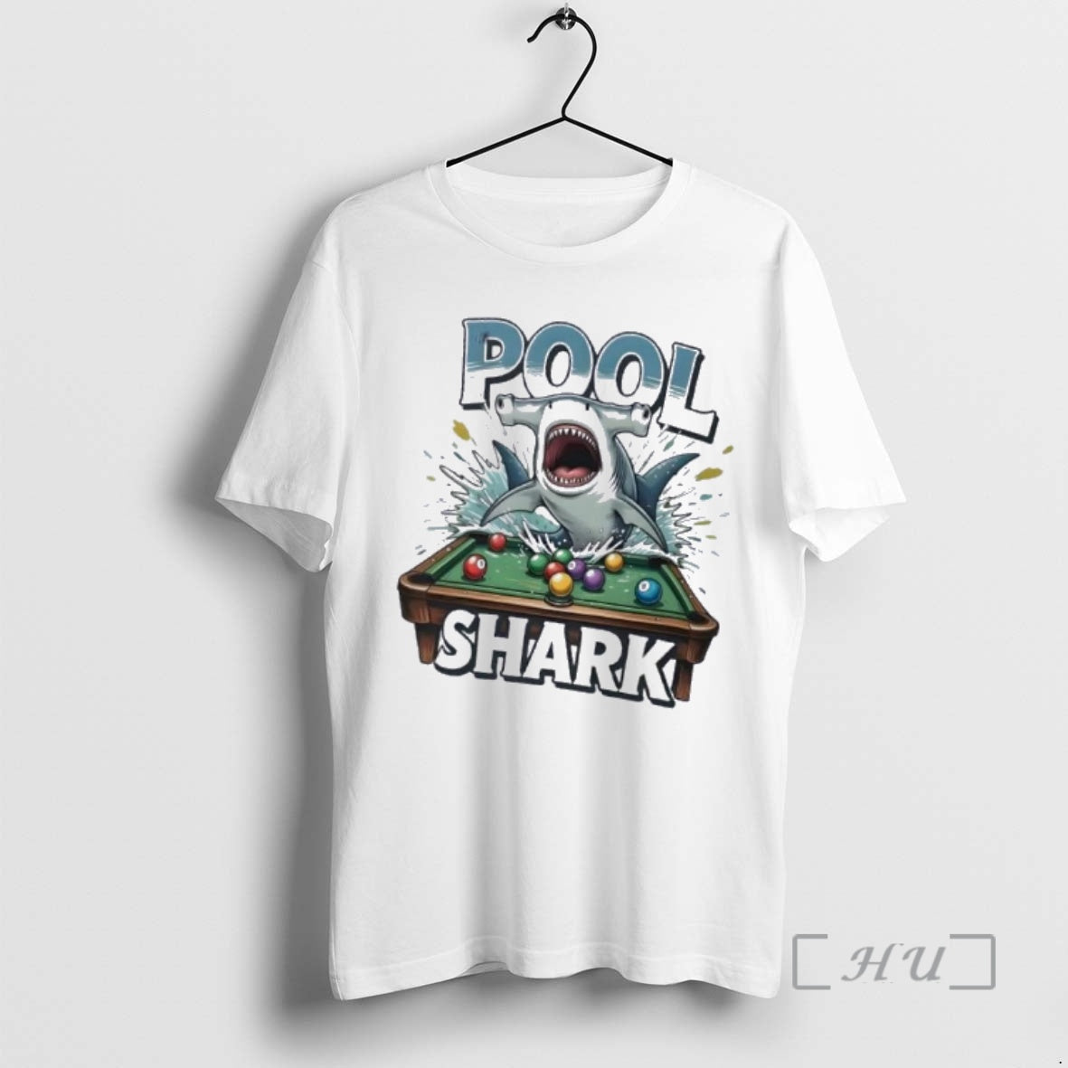 Officials Hammerhead Pool Shark Billiards Pun T-Shirts