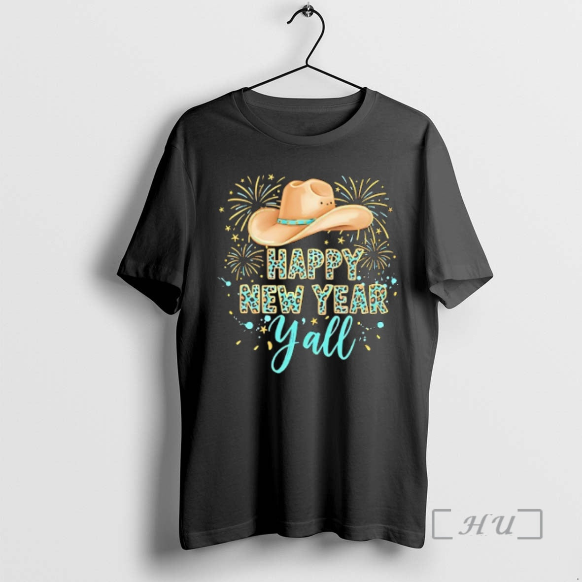 Officials Happy New Year Yall Western New Years Eve Cowgirl T-Shirts
