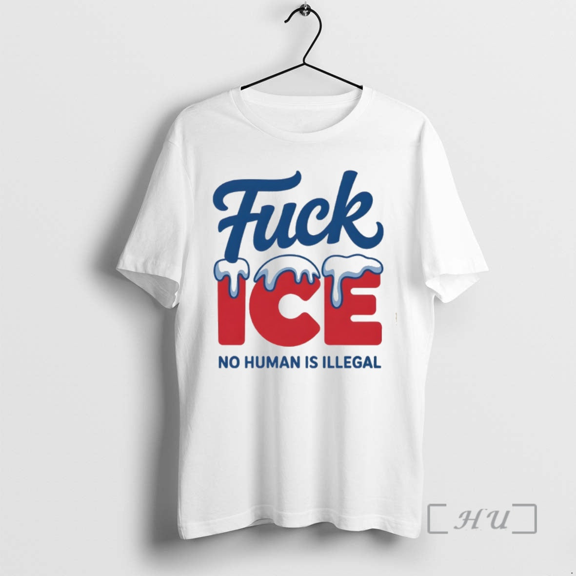Officials Human Rights Activist Fuck Ice No Human Is Illegal T-Shirts