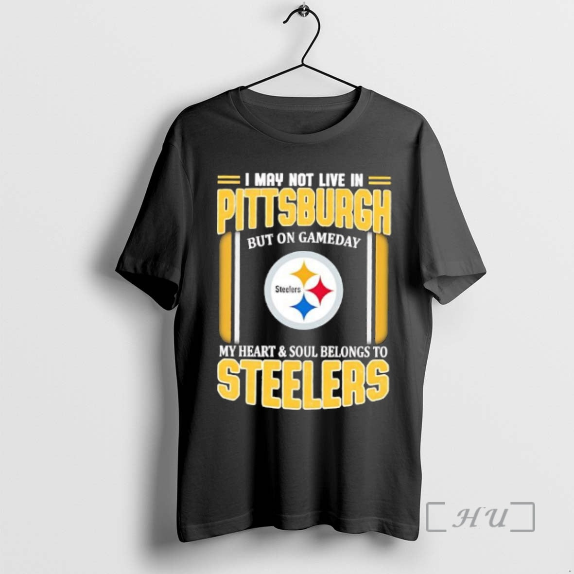 Officials I May Not Live Pittsburgh But Gameday My Heart Soul Belongs T-Shirts