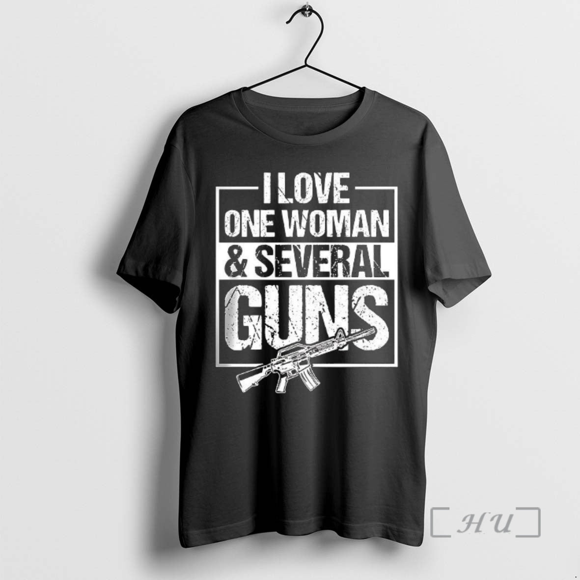Officials I Love One Woman Several Guns Weapons T-Shirts