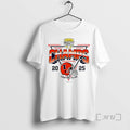 Officials Illinois Fighting Illini 2025 Music City Bowl Champs Helmet Circle T-Shirts