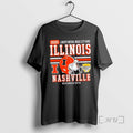 Officials Illinois Fighting Illini Football 2025 Liberty Mutual Music City Bowl T-Shirts