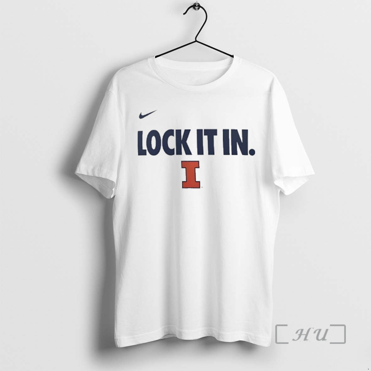 Officials Illinois Fighting Illini Lock It In 2026 On Court Bench Premium T Shirts Sweater