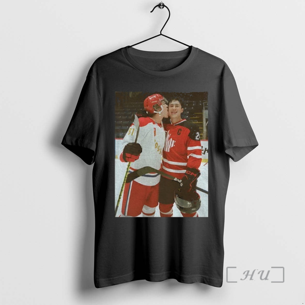 Officials Ilya Rozanov Licks Shane Hollander Face Photo T-Shirts