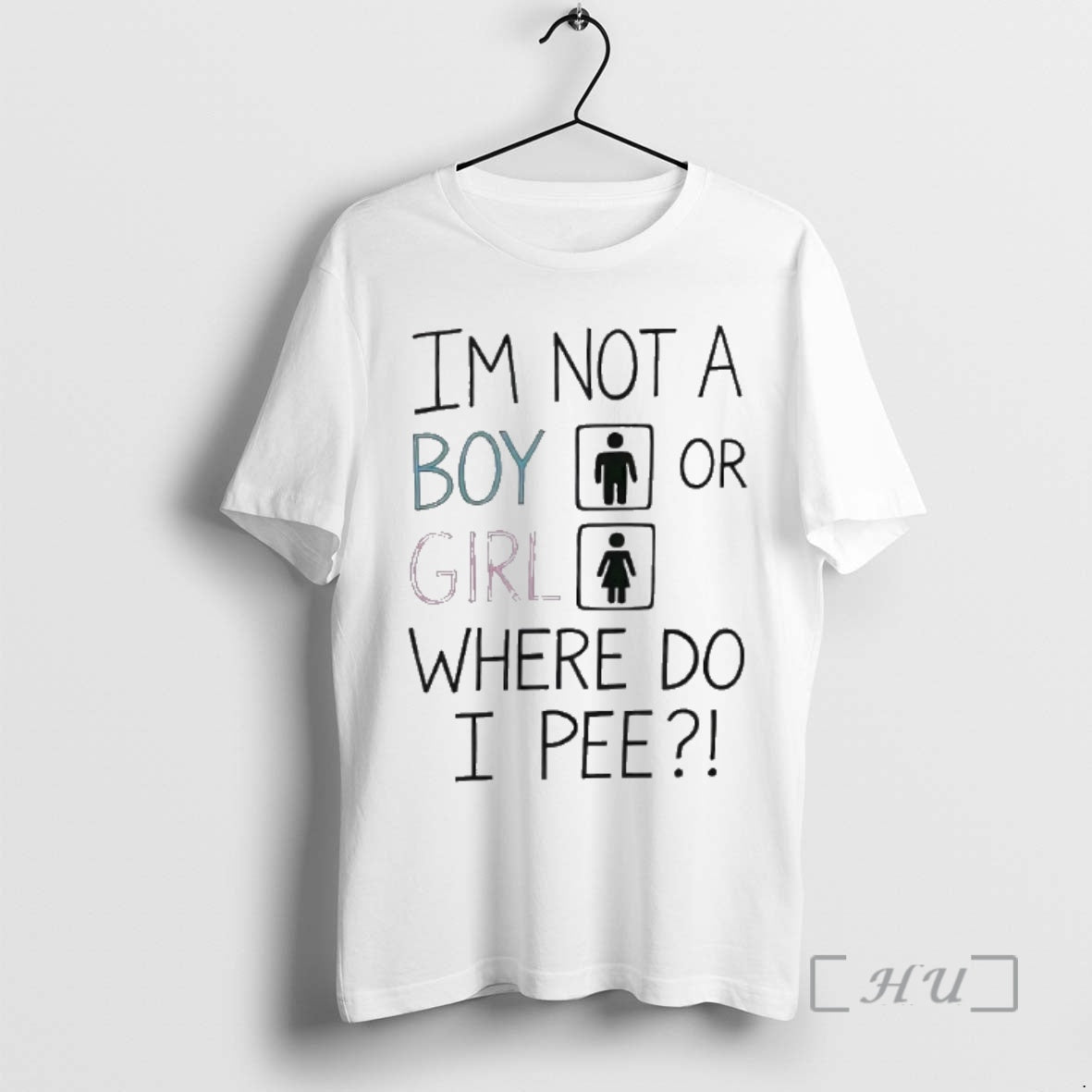 Officials Im Not Boy Girl Where Do I Pee T-Shirts