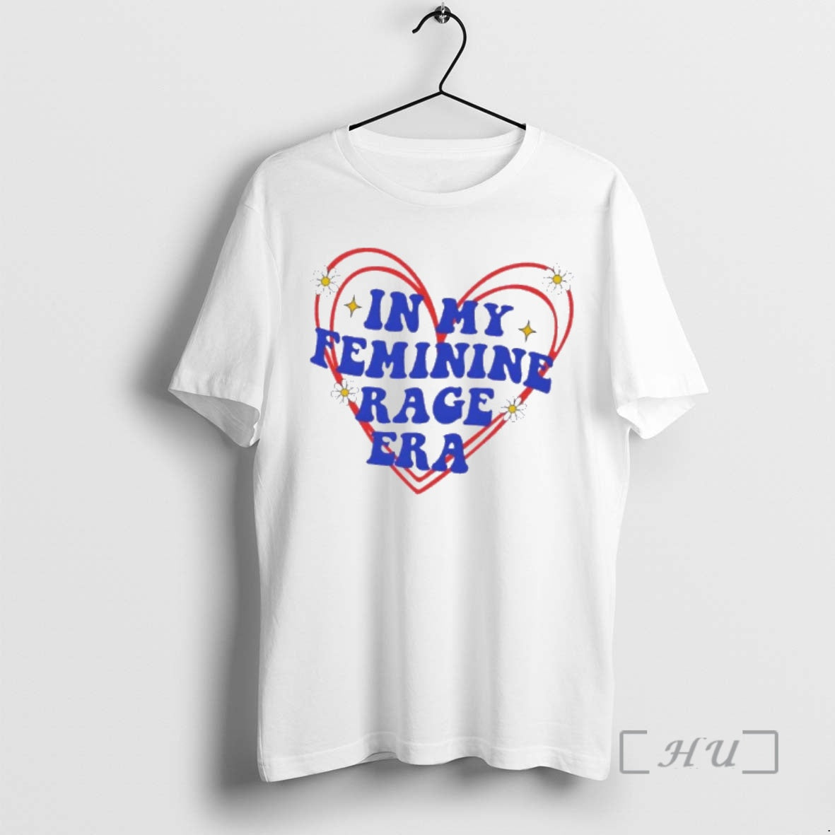 Officials My Feminine Rage Era Hearts Flower T-Shirts