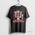 Officials Indiana Football Players Signatures 2025 26 Cfp National Champions T-Shirts