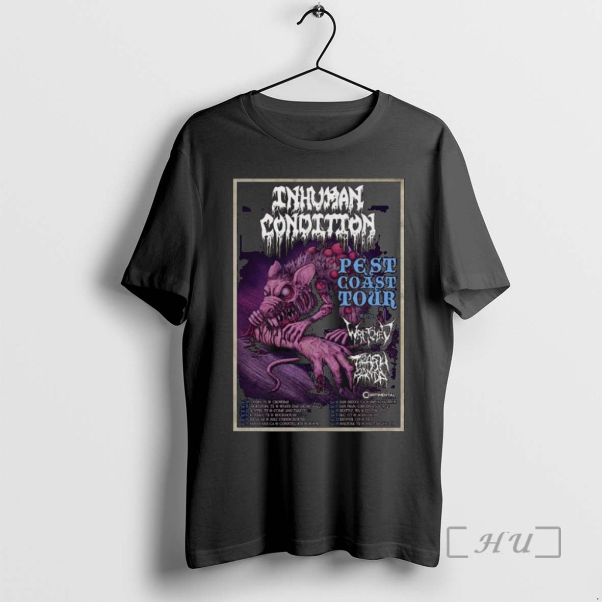Officials Inhuman Condition Pest Coast Tour 26 T-Shirts