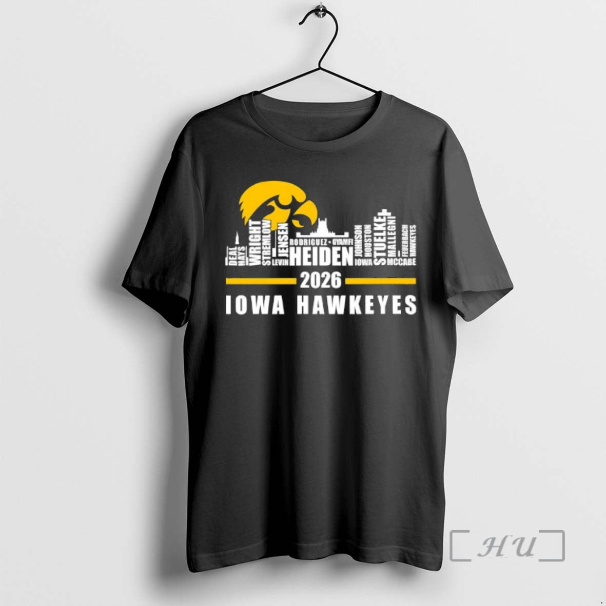 Officials Iowa Hawkeyes 2026 Names Several Players T-Shirts
