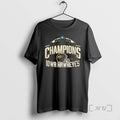 Officials Iowa Hawkeyes Reliaquest Bowl Champions 2025 Celebrate T-Shirts