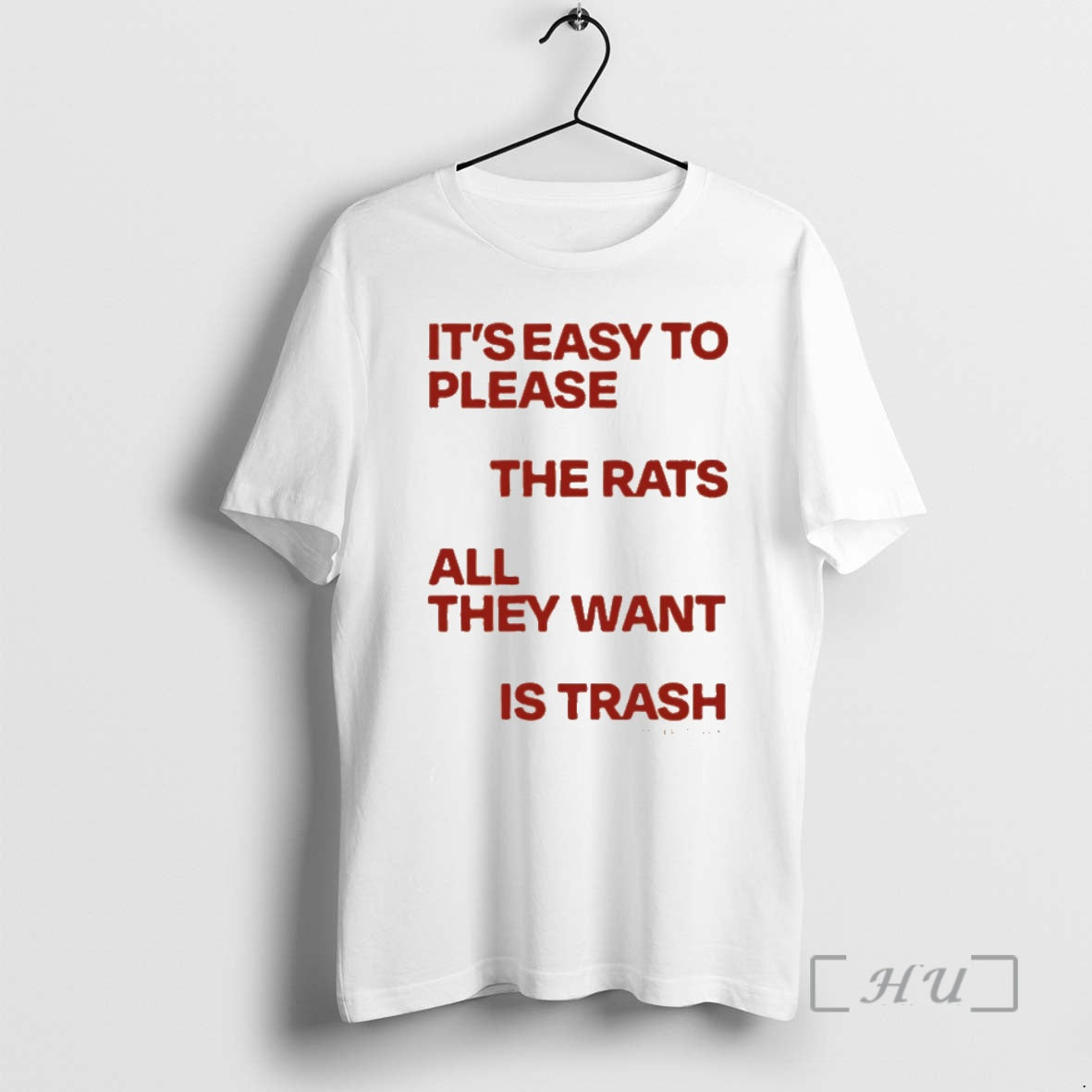Officials Easy Please Rats All They Want Is Trash T-Shirts