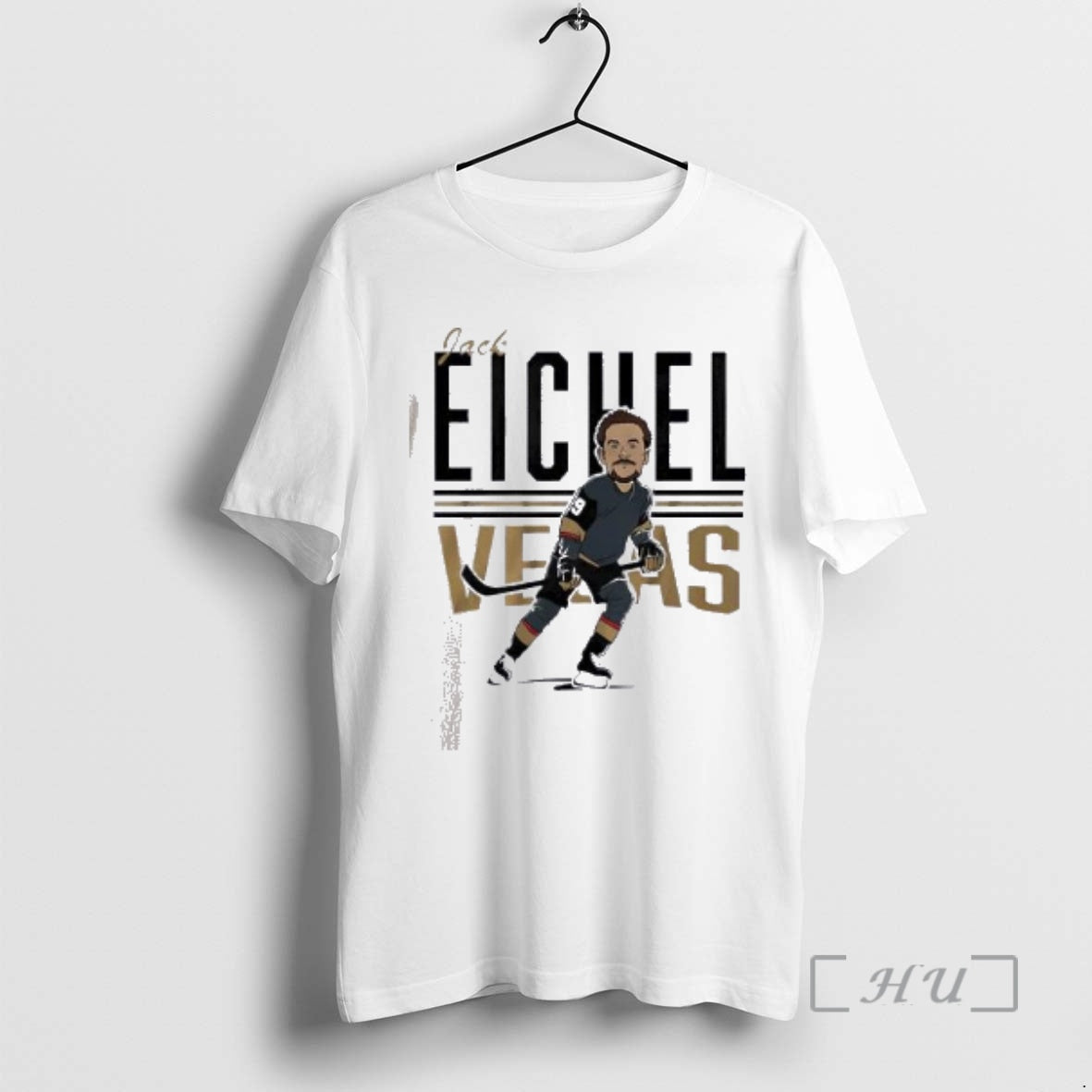 Officials Jack Eichel Center Ice Caricature T-Shirts