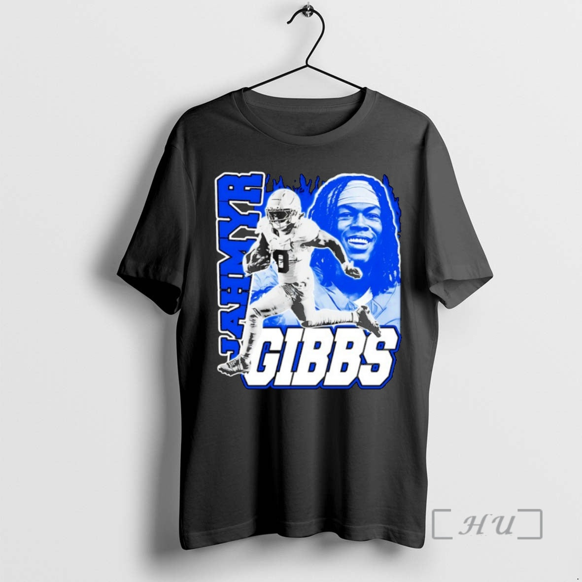 Officials Jahmyr Gibbs Detroit Lions Football T-Shirts