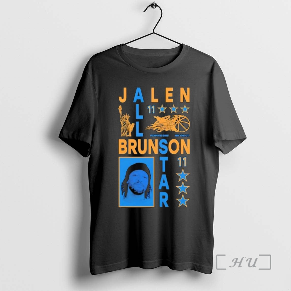 Officials Jalen Brunson 11 New York Team Star T-Shirts