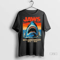 Officials Jaws Movie Vintage 50th Anniversary 1975 2025 Ladies T Shirts