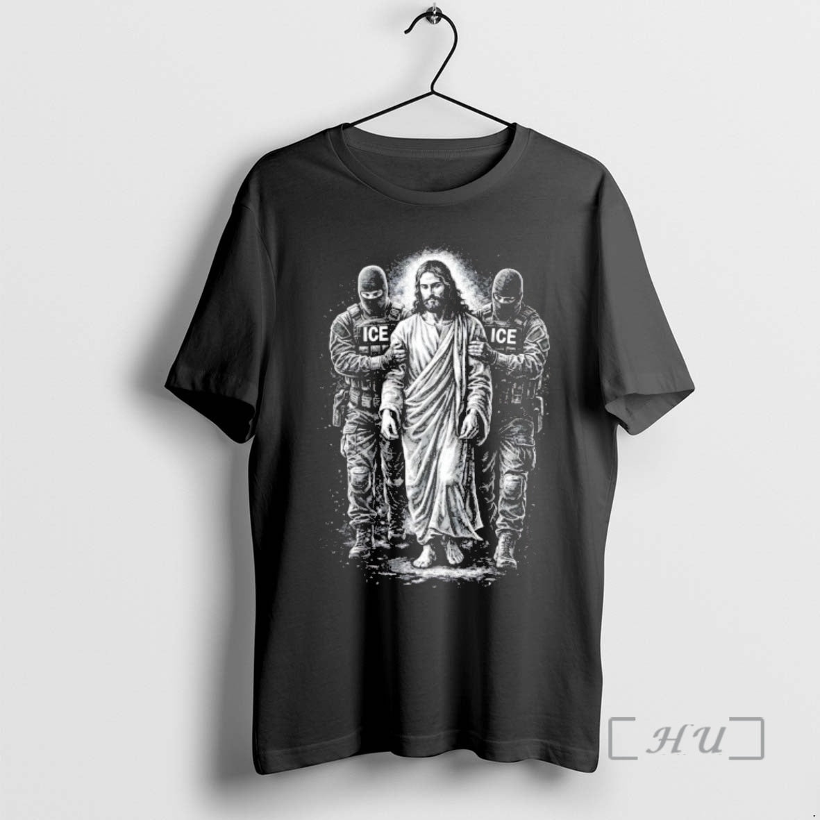 Officials Jesus Arrested Anti Ice Sarcastic Immigrant Rights Political Protest T-Shirts