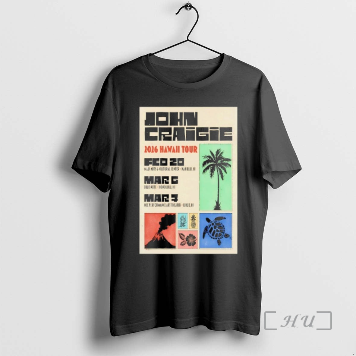 Officials John Craigie Hawaii Tour 2026 T-Shirts