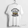Officials Just Girl Who Loves Loaded Tea T-Shirts