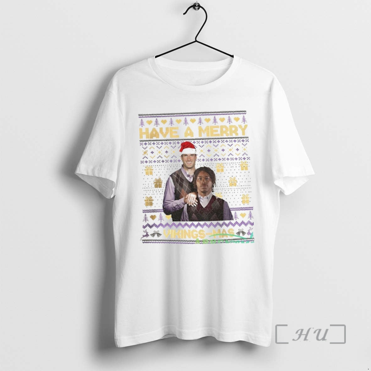 Officials Justin Jefferson Kirk Cousins Washington Redskins Stepbrothers Have Merry Redskins Mas T-Shirts