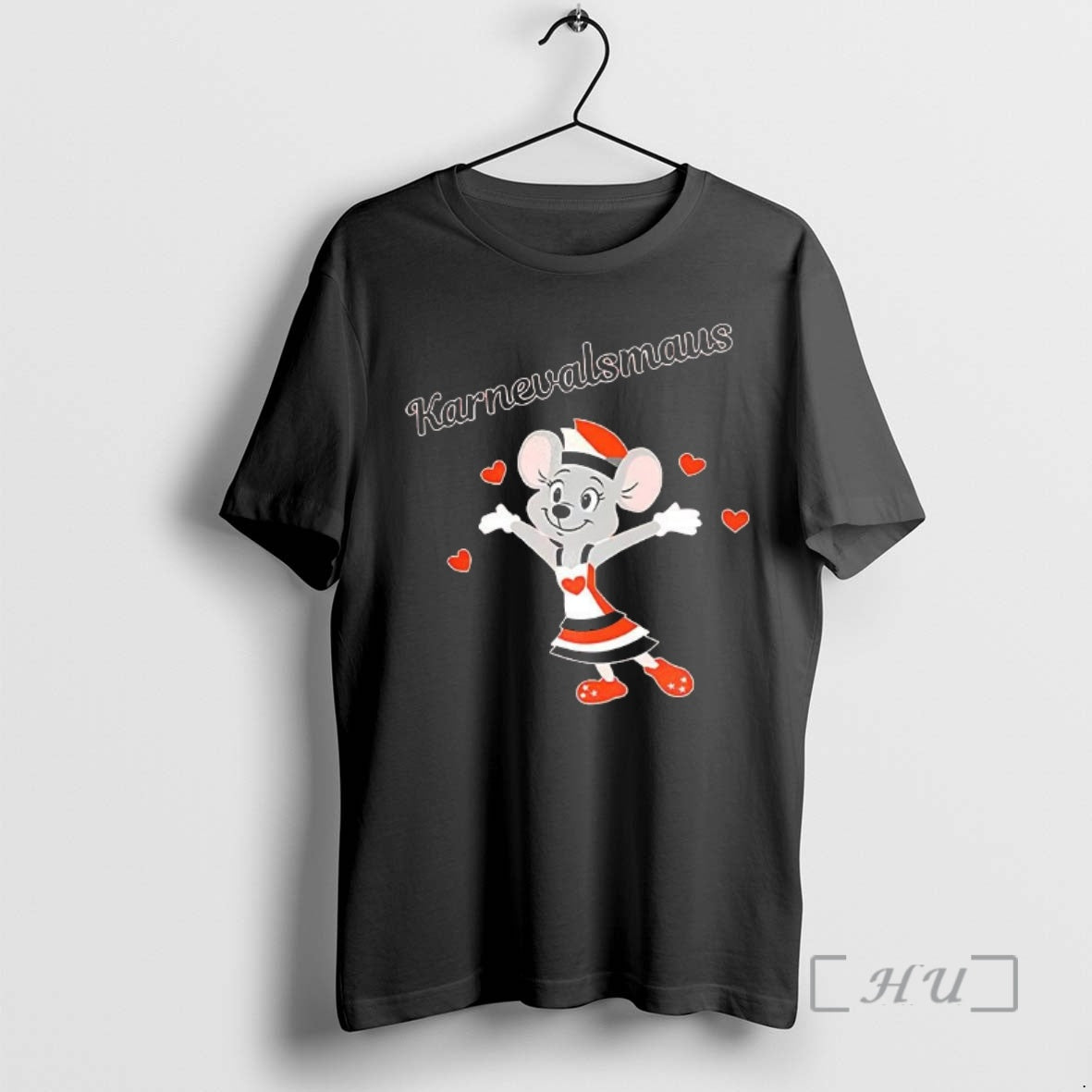 Officials Karnevalsmaus Carnival Mouse Heart Cartoon T-Shirts