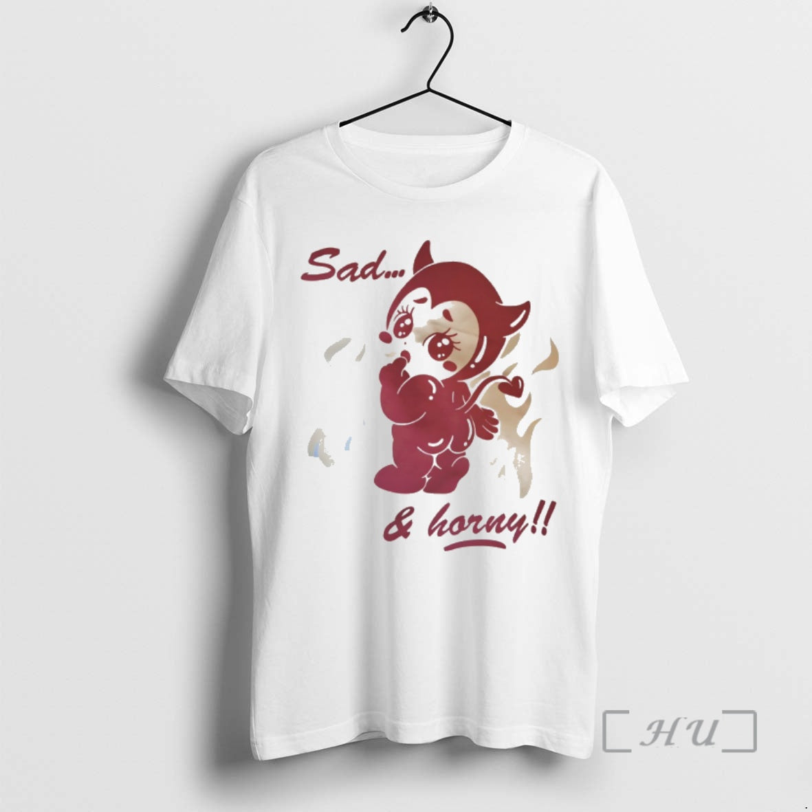Officials Kewpie Baby Devil Cupid Love Sad Horny T-Shirts