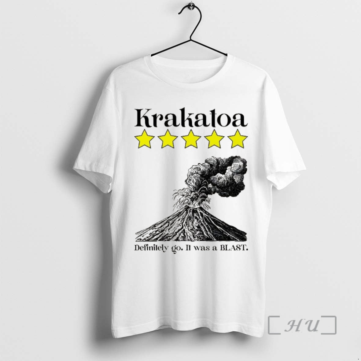 Officials Krakatoa 5 Star Definitely Go Was Blast Volcanic Eruption T-Shirts