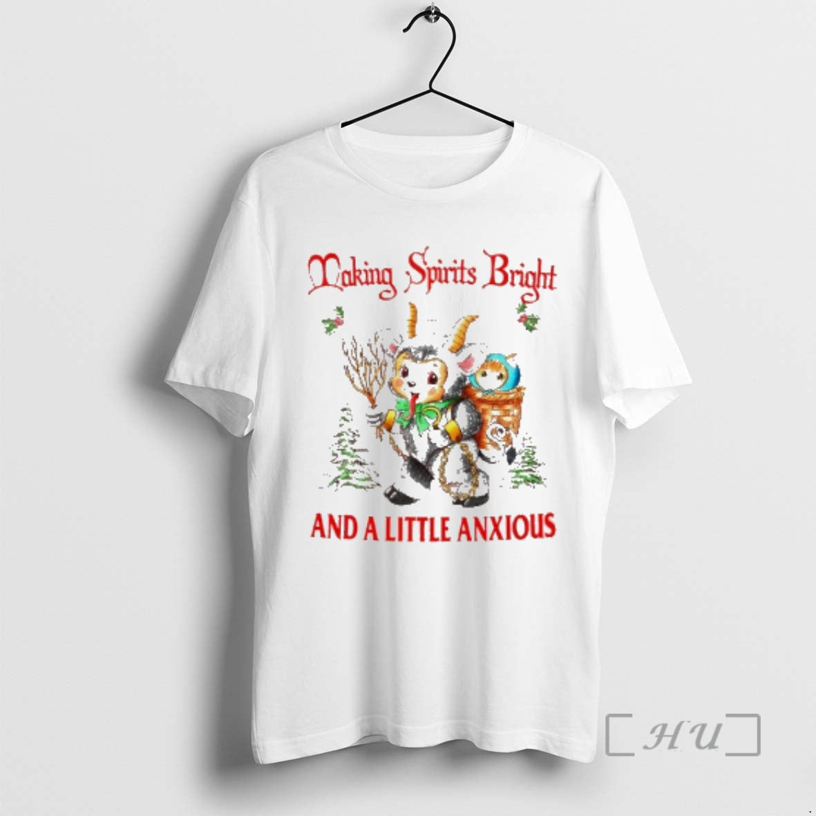 Officials Krampus Making Spirits Bright Little Anxious T-Shirts